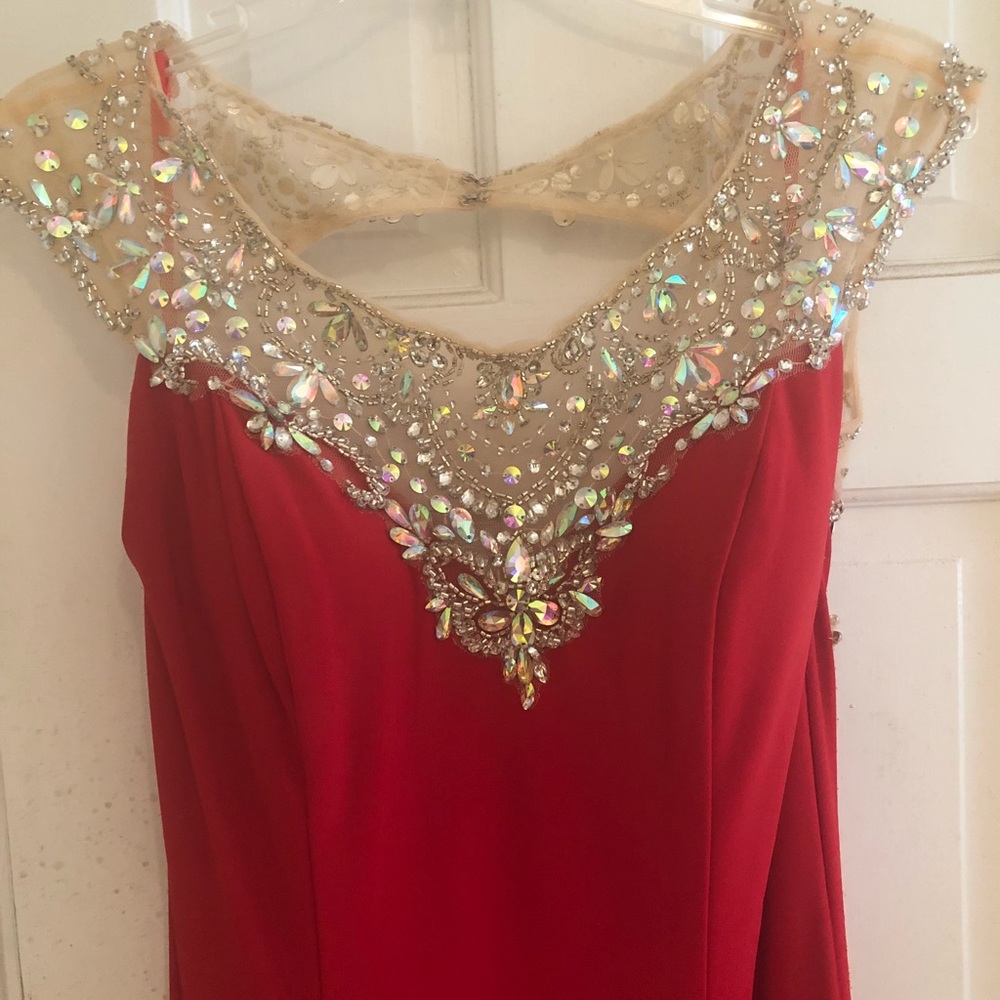 Red prom dress